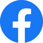 The Facebook logo, which is a lowercase F in Facebook's unique font with a blue background.