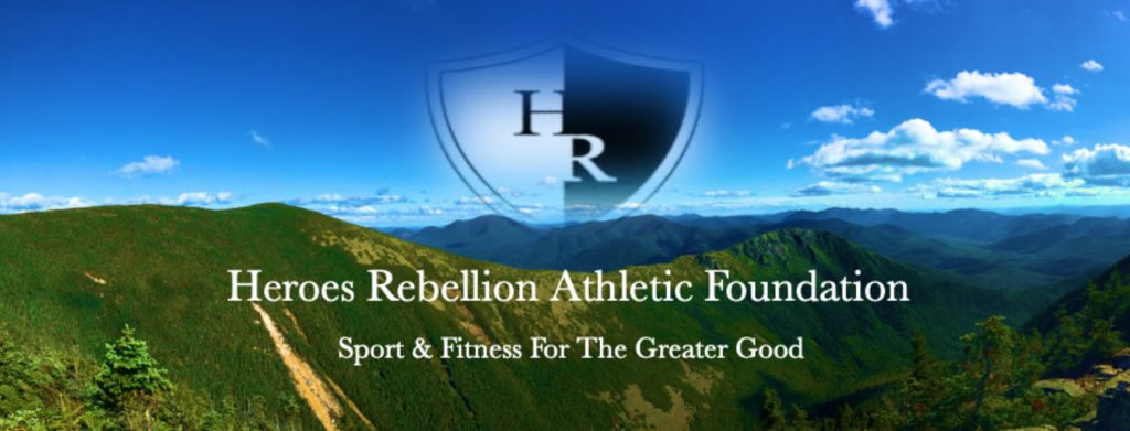 Heroes Rebellion Athletic Foundation year-round peer-to-peer form event image showing a mountain view.