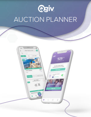 Qgiv's auction planner cover image.