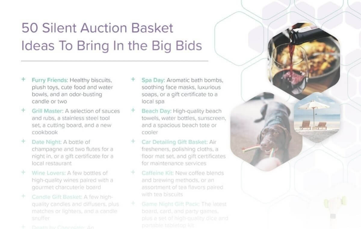 silent auction ideas for benefits
